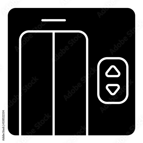 elevator solid icon