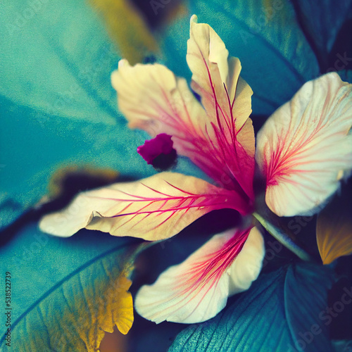 stunning christmas red hibiscu flowers made by sand,sandy flower photo