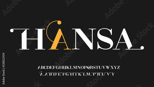 creative modern stylish calligraphy letter logo design