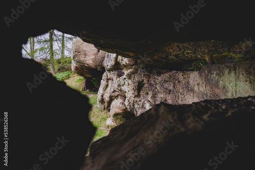 In the Kyloe Hills hides St Cuthbert’s Cave