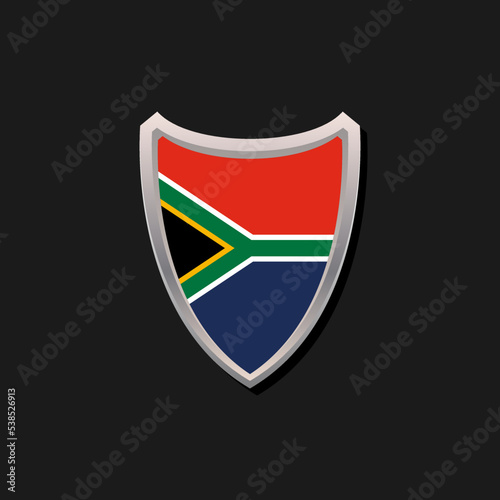 Illustration of South Africa flag Template Free Download Illustration of South Africa flag Template - GFXLoad