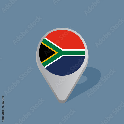 Free Download Illustration of South Africa flag Template - GFXLoad