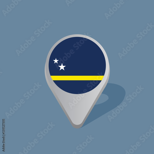 Free Download Illustration of Curacao flag Template - GFXLoad