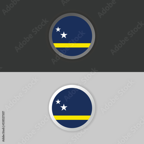 Illustration of Curacao flag Template Free Download Illustration of Curacao flag Template - GFXLoad