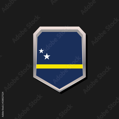Illustration of Curacao flag Template Free Download Illustration of Curacao flag Template - GFXLoad