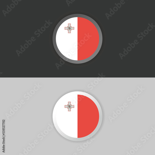 Free Download Illustration of Malta flag Template - GFXLoad