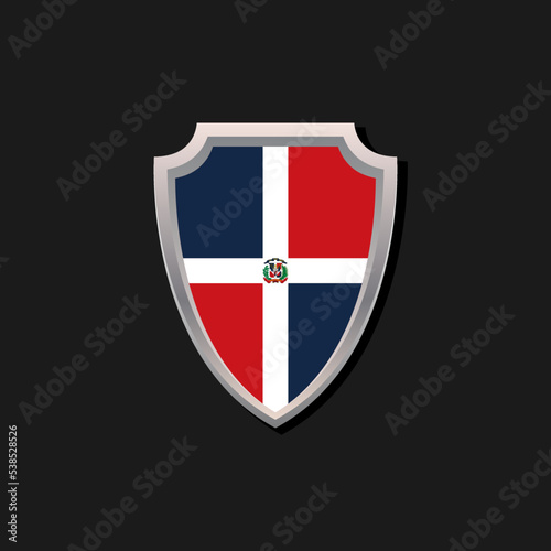 Free Download Illustration of Dominican Republic flag Template - GFXLoad