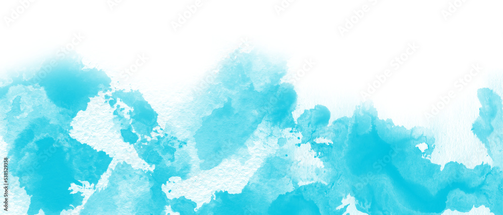Abstract watercolor Blue sky and clouds paint background. invitation card background template collection. copy space,banner,website