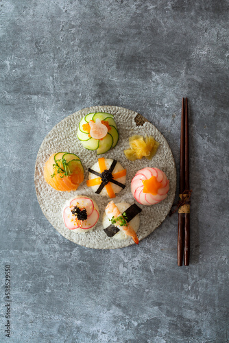 Temari Sushi Balls, Japan photo