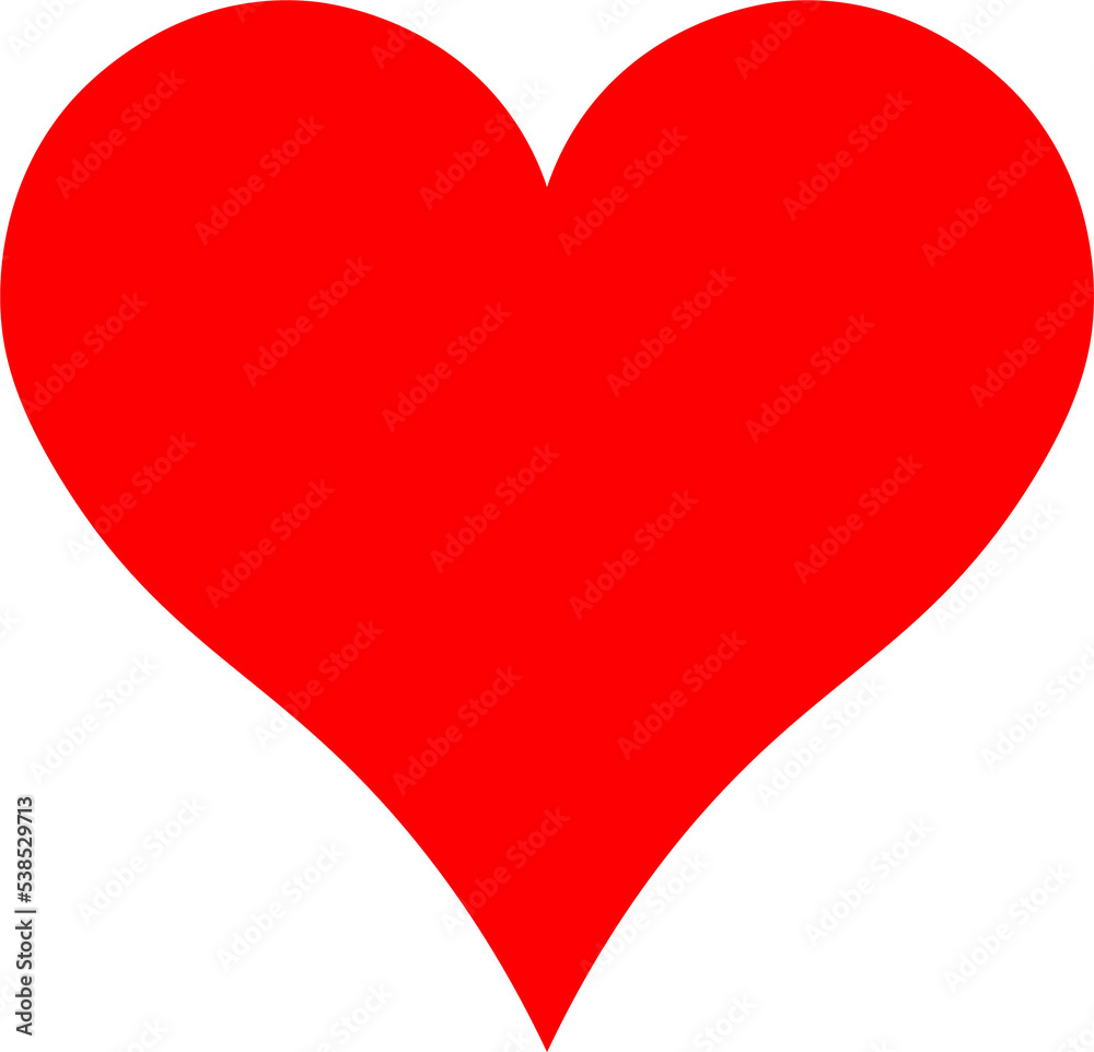 Red heart icon illustration. Love signs in red colors. Red heart icon illustration. Love signs in red colors.