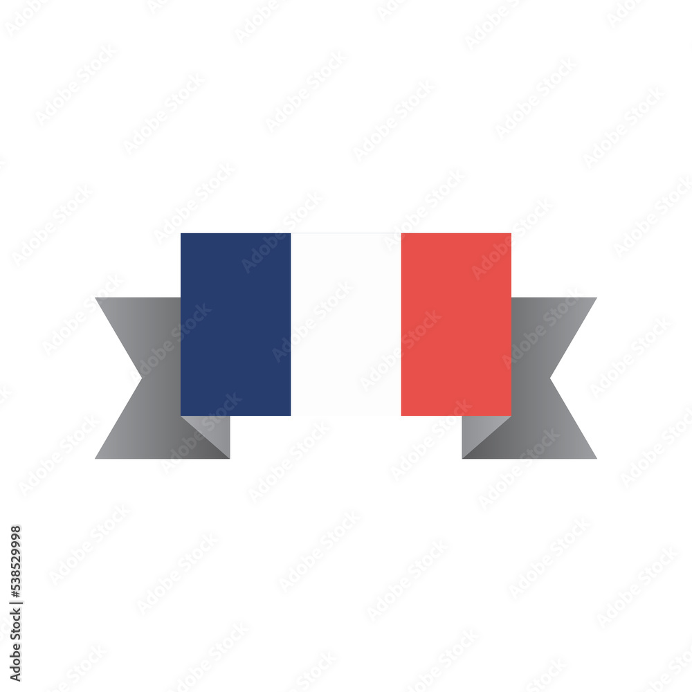 Illustration of France flag Template Illustration of France flag Template