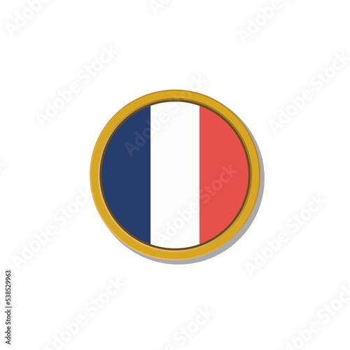 Illustration of France flag Template Free Download Illustration of France flag Template - GFXLoad