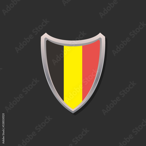 Illustration of Belgium flag Template Free Download Illustration of Belgium flag Template - GFXLoad