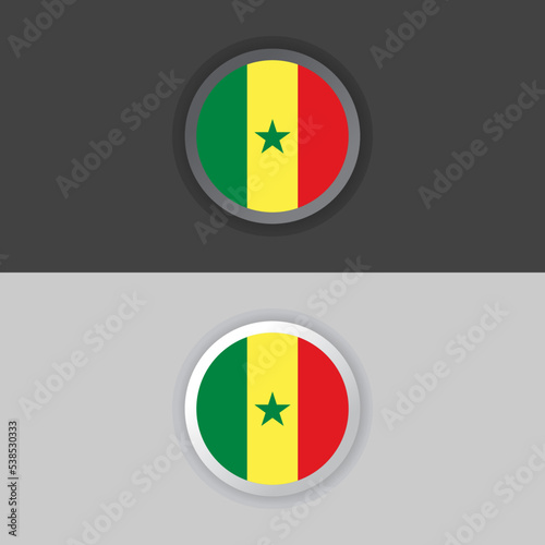 Illustration of Senegal flag Template Free Download Illustration of Senegal flag Template - GFXLoad