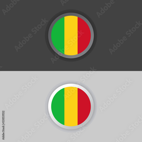 Illustration of Mali flag Template Free Download Illustration of Mali flag Template - GFXLoad