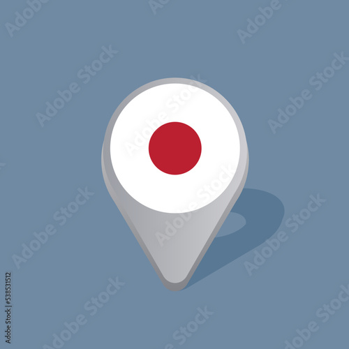 Free Download Illustration of Japan flag Template - GFXLoad