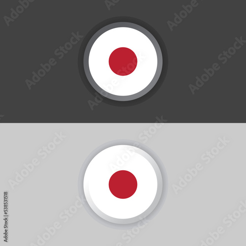 Free Download Illustration of Japan flag Template - GFXLoad