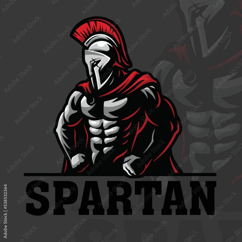 Gladiator or Spartan Bodybuilding Fitness Logo Design Gladiator or Spartan Bodybuilding Fitness Logo Design