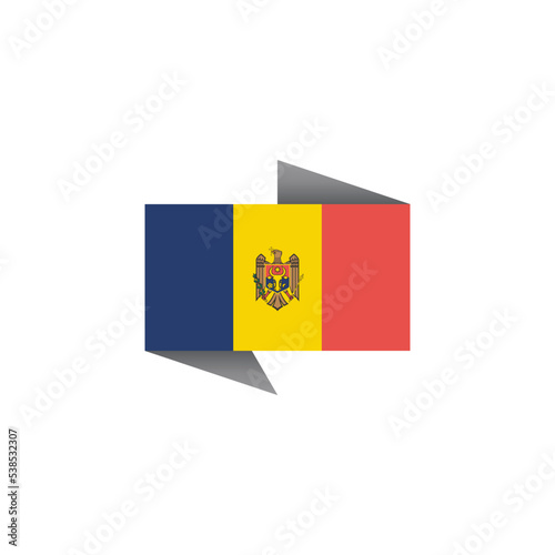 Free Download Illustration of Moldova flag Template - GFXLoad