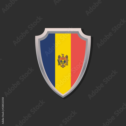 Free Download Illustration of Moldova flag Template - GFXLoad