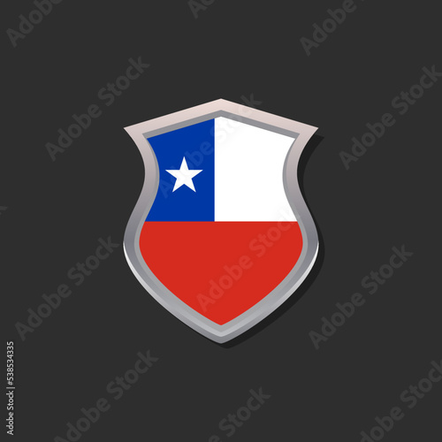 Free Download Illustration of Chile flag Template - GFXLoad