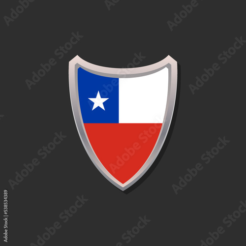 Illustration of Chile flag Template Free Download Illustration of Chile flag Template - GFXLoad