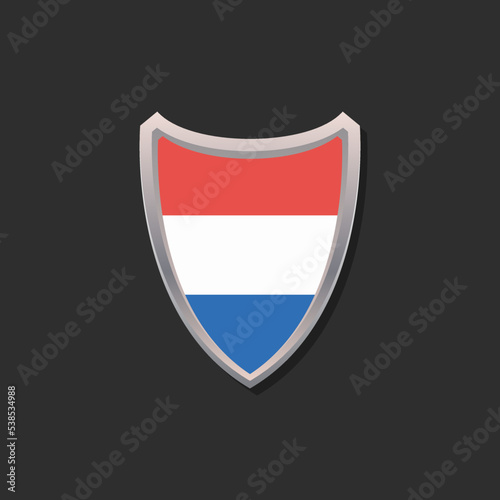 Illustration of Luxembourg flag Template Free Download Illustration of Luxembourg flag Template - GFXLoad