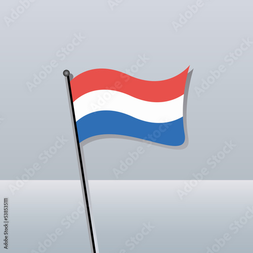 Free Download Illustration of Luxembourg flag Template - GFXLoad