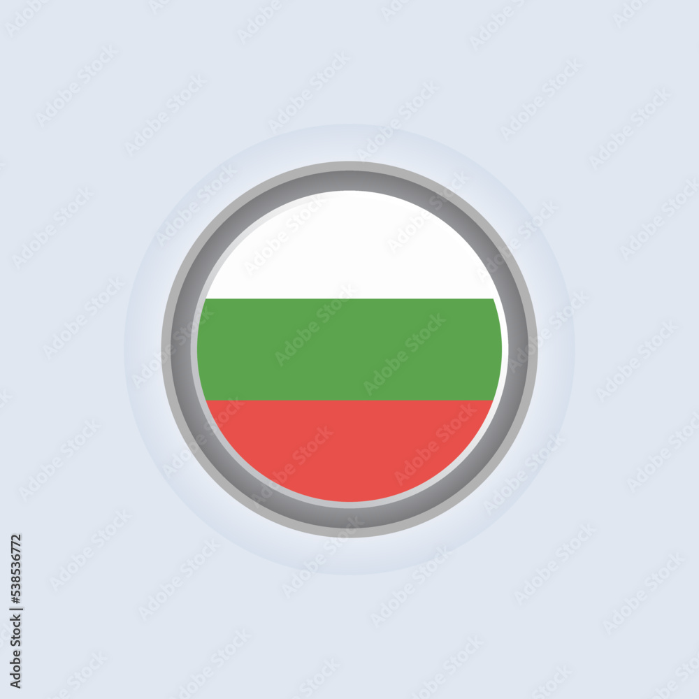 Illustration of Bulgaria flag Template Illustration of Bulgaria flag Template