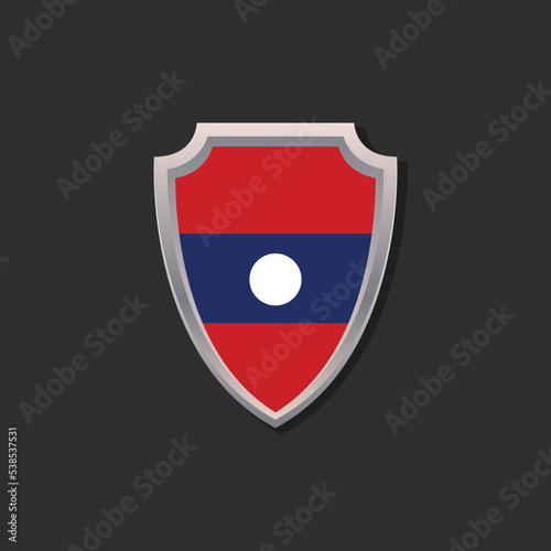 Free Download Illustration of Laos flag Template - GFXLoad