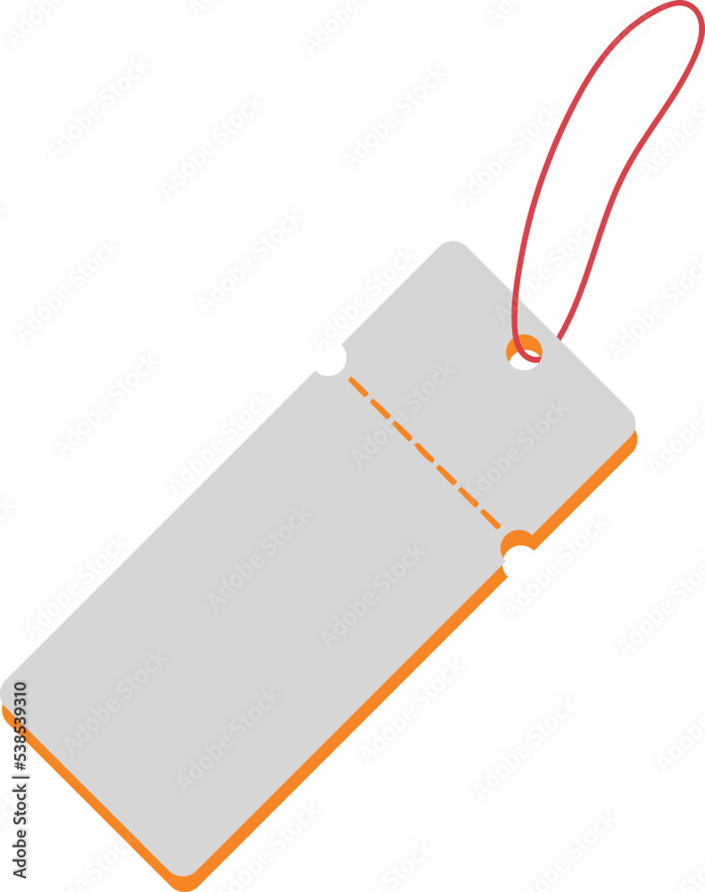 Naklejka premium Coupon Banner Label Vector Illustration