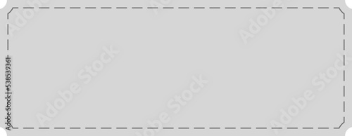 Coupon Banner Label Vector Illustration