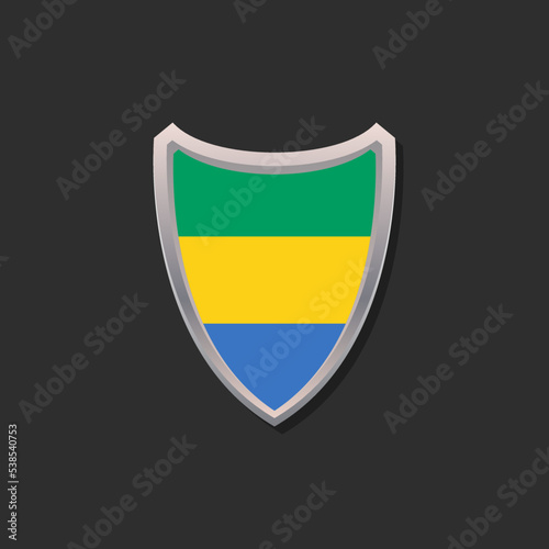 Free Download Illustration of Gabon flag Template - GFXLoad
