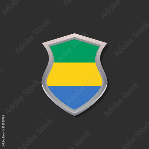 Illustration of Gabon flag Template Free Download Illustration of Gabon flag Template - GFXLoad