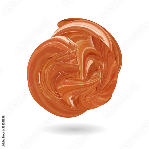 3d rendered illustration of a gouache stain