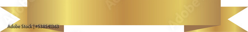 Gold Ribbon Label Tag Illustration