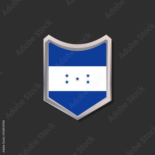 Free Download Illustration of Honduras flag Template - GFXLoad