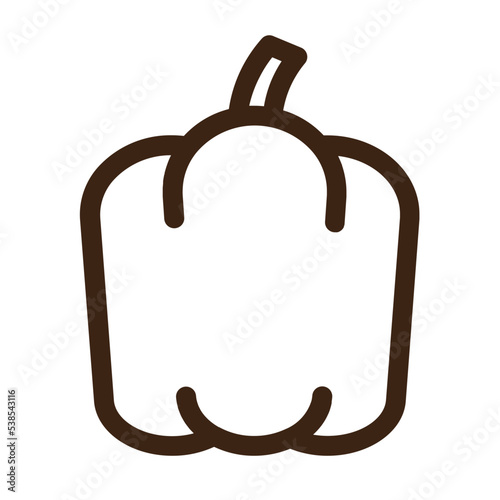 capsicum eat food healthy vegetable icon