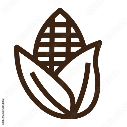 carbs corn farm food healthy plant vegetable icon