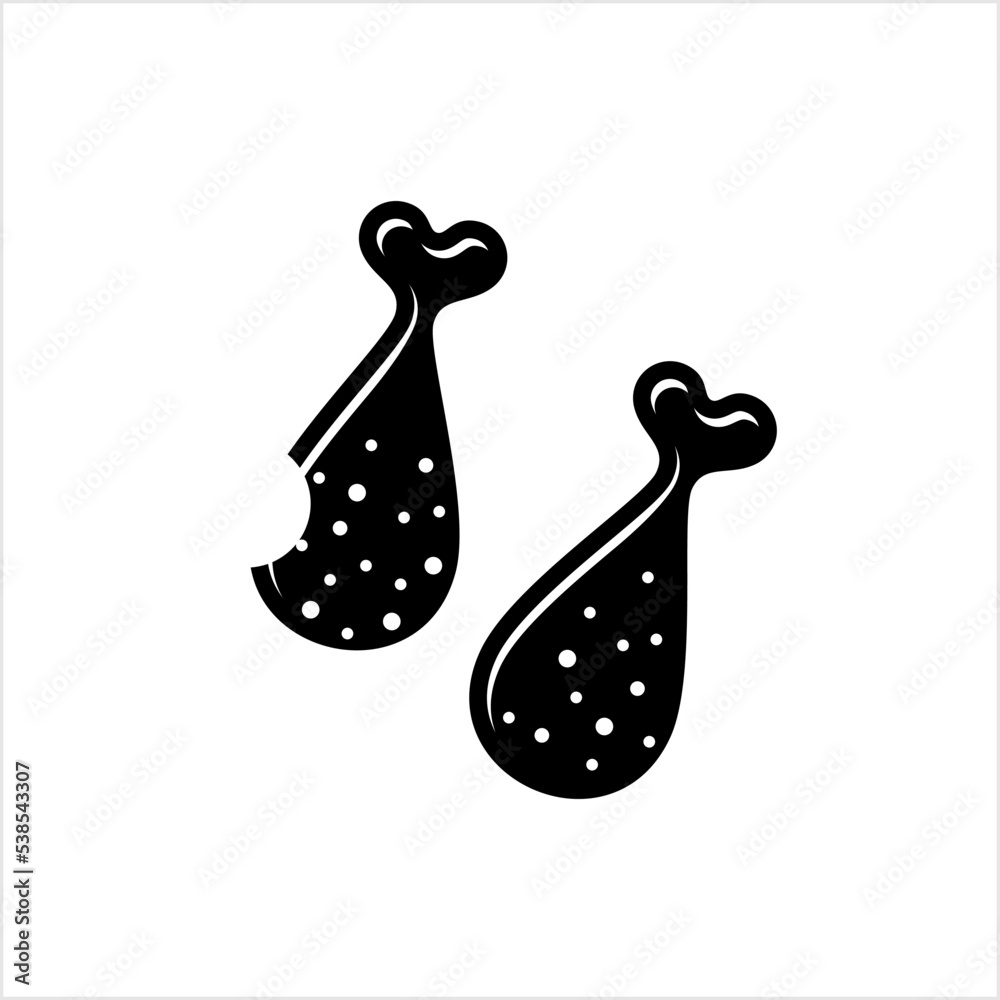 Fried Chicken Icon, Grilled Chicken Icon Fried Chicken Icon, Grilled Chicken Icon