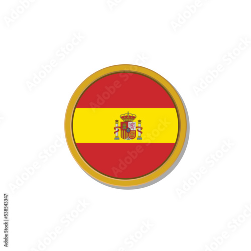 Free Download Illustration of Spain flag Template - GFXLoad