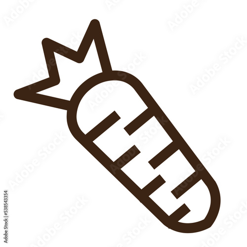 carrot cooking crunchy food healthy restaurant vegetable icon