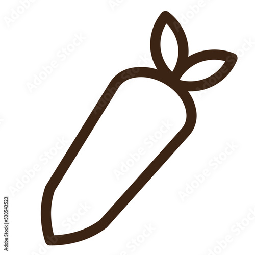 carrot crunchy food healthy vegetable icon