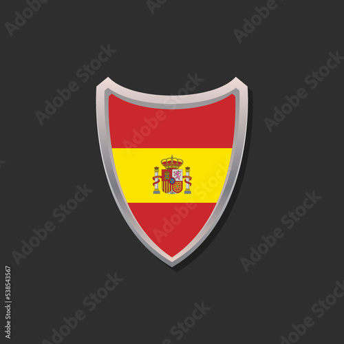 Free Download Illustration of Spain flag Template - GFXLoad