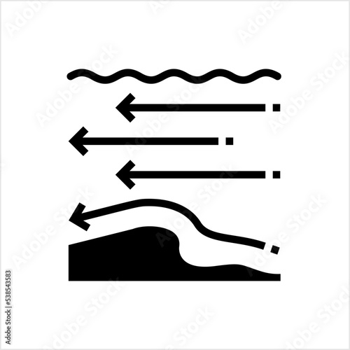 Water Movement Icon, Water, Liquid Flow Direction