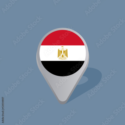 Free Download Illustration of Egypt flag Template - GFXLoad