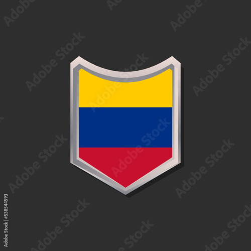 Free Download Illustration of Colombia flag Template - GFXLoad