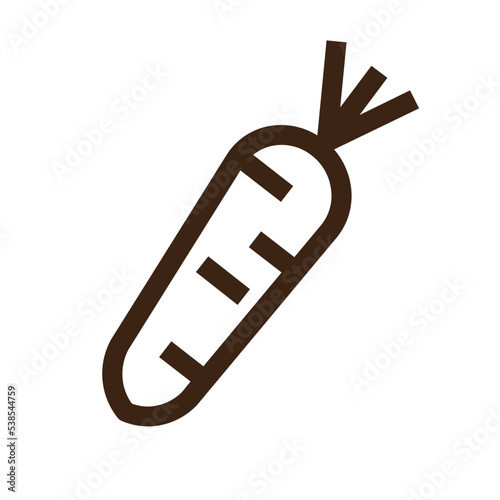 carrot eat food root vegetable veggie icon