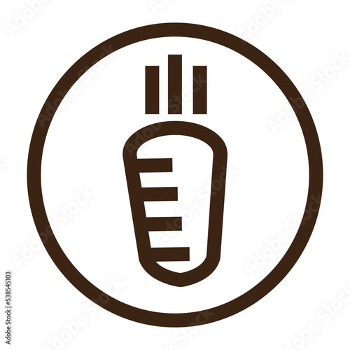 carrot fresh organic vegan vegetable vegetarian icon