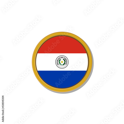 Free Download Illustration of Paraguay flag Template - GFXLoad